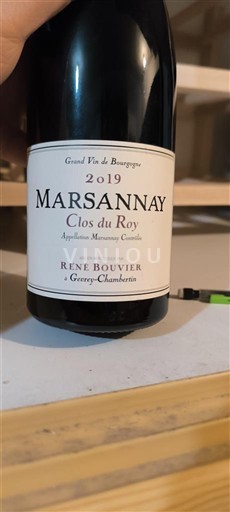 Bourgogne Marsannay René Bouvier Clos du Roy 2019