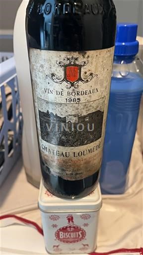 Bordeaux Château Loumede Côte de blaye 1985