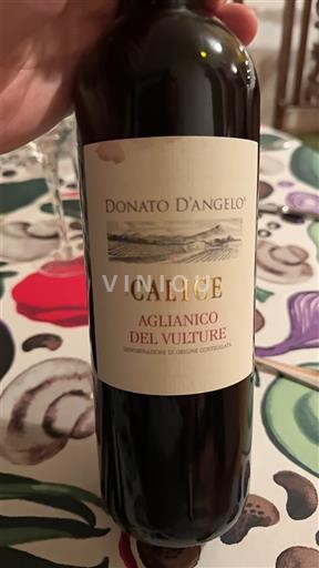 Basilicata Wines Aglianico del Vulture Donato D'Angelo Calice Non-Vintage