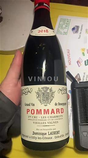 Bourgogne Pommard Premier Cru Dominique Laurent Les charmots Vieilles Vignes 2018