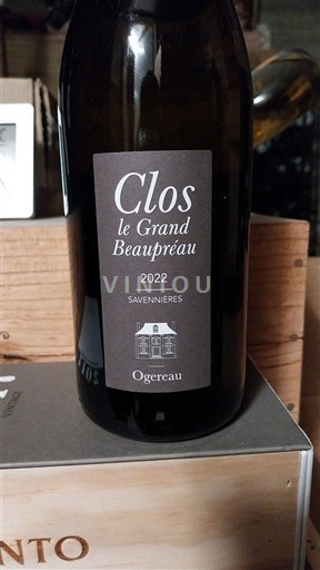Údolí Loiry Savennières Domaine Ogereau Clos le Grand Beaupréau 2022