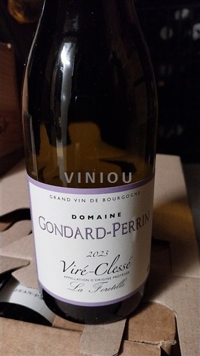 Burgundi Viré-clessé Domaine Gondard-Perrin La Foretelle 2023