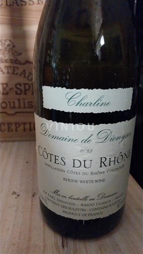 Vale do Ródano Côtes-do-Ródano Domaine Dionysos Charline 2023