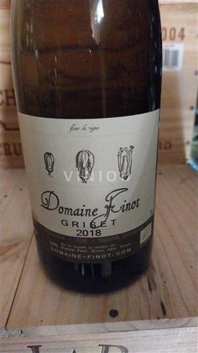 Savoia e Bugey Abimes Domaine Finot 2018