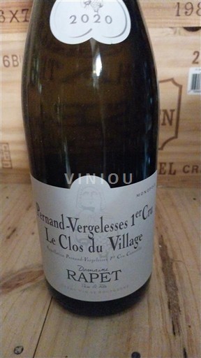 Burgundsko Pernand-Vergelesses Premier Cru Domaine Rapet Le Clos du Village 2020
