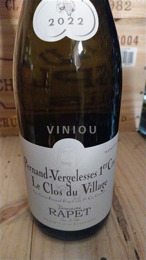 Burgundsko Pernand-Vergelesses Premier Cru Domaine Rapet Le Clos du Village 2022
