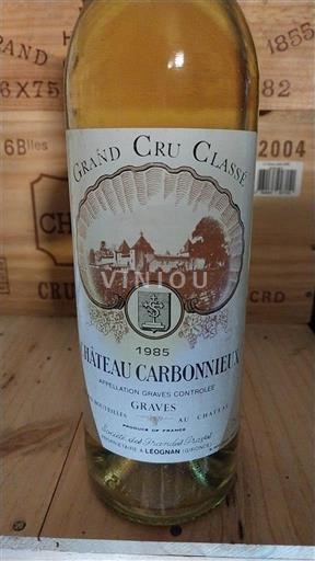 Bordeaux Graves Grand Cru Château Carbonnieux 1985