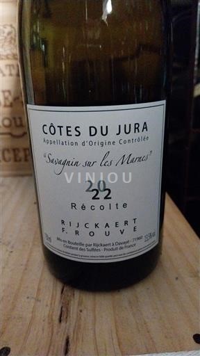 Jura Côtes-du-Jura Rijckaert F. O. U. V. E Savagnin sur les Marnes 2022