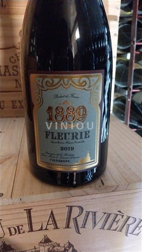 Wijnen Rouge sec 1889 2019 Frankrijk Beaujolais Fleurie AOC