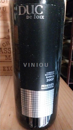 Catalogna Penedès Duc de Foix Cabernet Sauvignon Barrica 2007