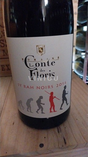 Languedoc og Roussillon Côtes de Thongue Domaine Le Conte des Floris Syrah Noirs 2016