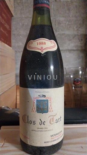 Bourgogne Morey-saint-denis Grand Cru Clos de Tart 1988