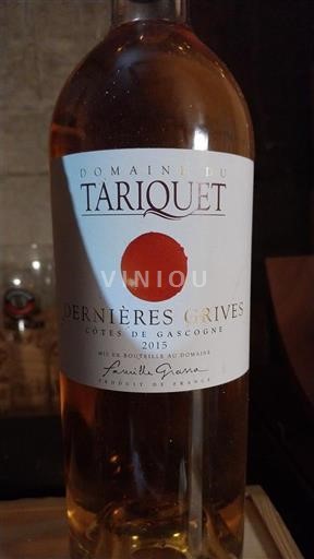 Zuidwest-Frankrijk Côtes de Gascogne Domaine Tariquet Dernières Grives 2015