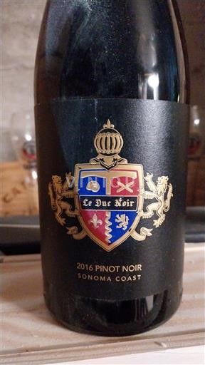 Kalifornské AVA Sonoma Coast Le Duc Noir 2016