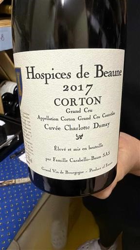 Бургундія Кортон Grand Cru Hospices de Beaune Charlotte Dumay 2017