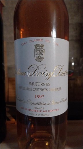 Bordeaux Sauternes Grand Cru Château Doisy-Daëne 1997
