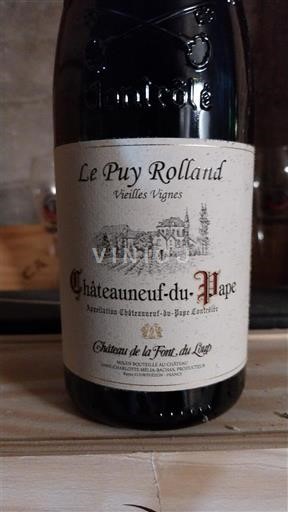 Valle del Ródano Châteauneuf-du-Pape. Château La Font du Loup Le Puy Rolland Vieilles Vignes 2017
