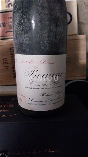 Burgundi Beaune Domaine Rapet Père et Fils Clos du Roi 1978