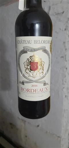 Bordeaux Château Belordre 2016