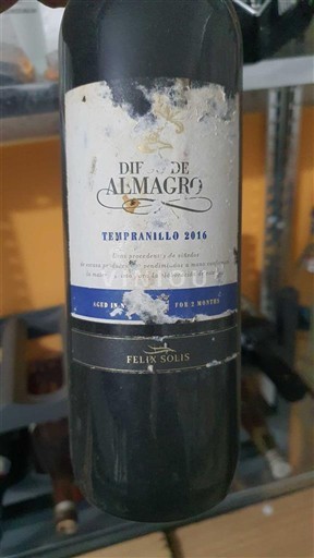 Castiglia-La Mancia Valdepeñas Diez de Almagro Tempranillo 2016