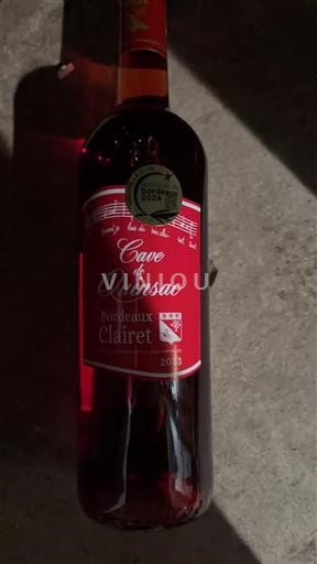 Bordeaux Bordeaux clairet Cave de Quinsac 2018