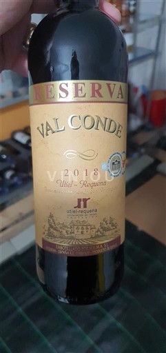 Comunidade Valenciana Utiel-Requena Val Conde Reserva 2018