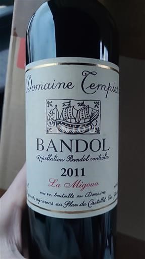 Provenza Bandol Domaine Tempier La Migoua 2011