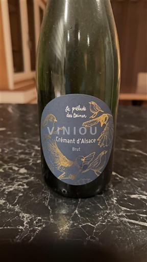 Alsasko Crémant d'Alsace La Prélude des Bouvreuils Neročník