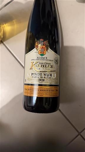 Alsace Jean-Claude Koehler Vieilli en Fût de Chêne 2020