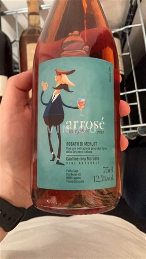 Тічино Соттодженері Cantine Riva Morcôte Arrosé Non Filtré 2023