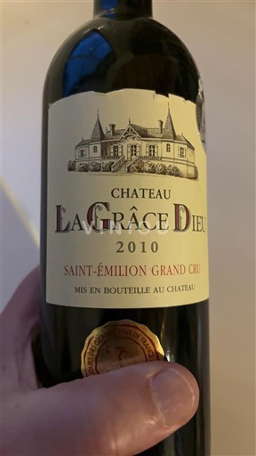 Bordeaux Saint-Émilion Grand Cru Grand Cru Château La Grâce Dieu 2010