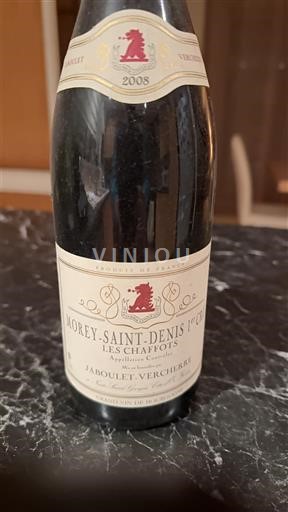 Bourgogne Morey-saint-denis Premier Cru Jaboulet Vercherre Les Chaffots 2008