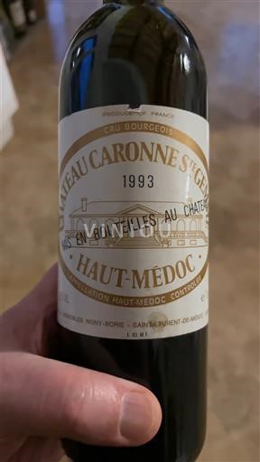 Bordeaux Haut-Médoc Château Caronne Ste Gemme 1993