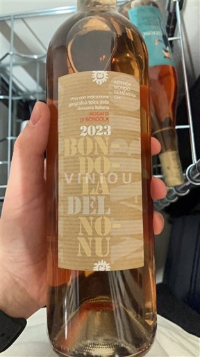 Wijnen Rosé sec Bondola del Nonu Ortelli Vini 2023 Zwitserland Ticino Bianco del Ticino AOC