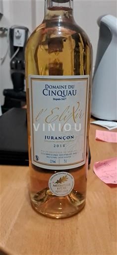 Zuidwest-Frankrijk Jurançon Domaine Cinquau L'Elixir 2016