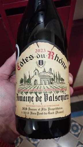 Rhônevallei Côtes-du-rhône Domaine Valsenier 2023