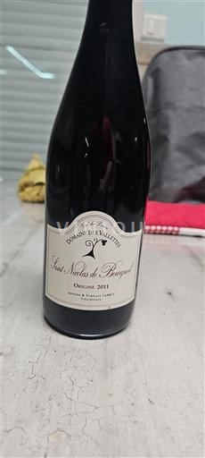 Loire Valley Saint-Nicolas-de-Bourgueil Domaine S Vallettes Origine 2011