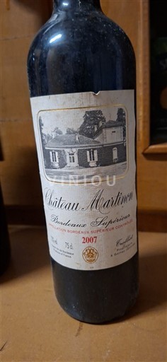 Bordeaux Bordeaux superiore Château Martinon 2007