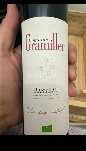Wines Rouge doux Domaine Gramiller Non millésimé France Rhône Valley Rasteau AOC