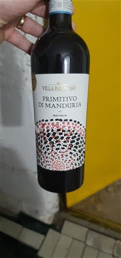Apulia Primitivo di Manduria Villa Paradiso 2022