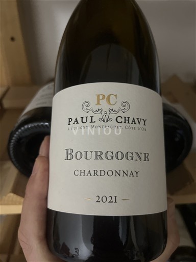 Rượu vang Blanc sec Paul Chavy 2021 Pháp Bourgogne Bourgogne Chardonnay AOC
