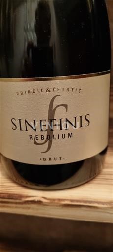 Rượu vang sủi bọt Blanc brut Rebolium Sinefinis 2019 Pháp Languedoc AOC