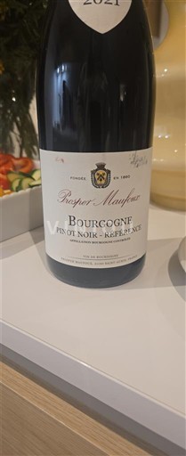Bourgogne Pascal Maillard Pinot Noir - Référence 2021