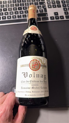 Burgundy Volnay Domaine Michel Lafarge Clos du Château des Ducs 2022