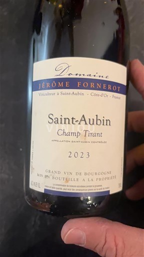 Burgundy Saint-Aubin Domaine Jérôme Fornerot Champ Tirant 2023
