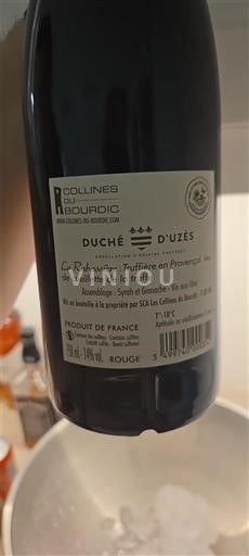 Rhône Valley Duché d'Uzès Collines du Bourdic Les Rabassières 2022