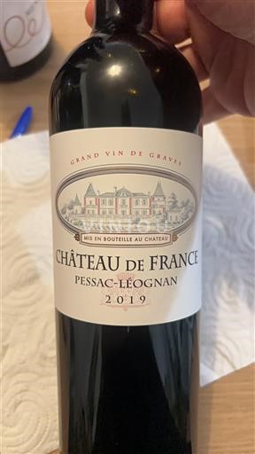 Bordeaux Pessac-Léognan Château France 2019