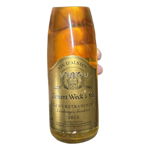 Alsazia Gewürztraminer Clément Weck & Fils Vendanges Tardives 2015