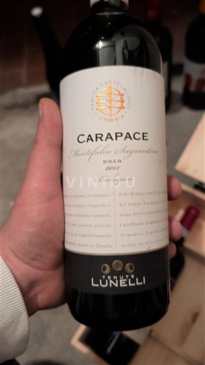 Umbrie Montefalco Sagrantino Tenuta Lunelli Carapace 2015