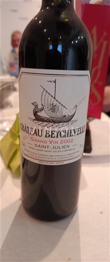 Bordeaux Saint-Julien Grand Cru Château Beychevelle Grand Vin 2002